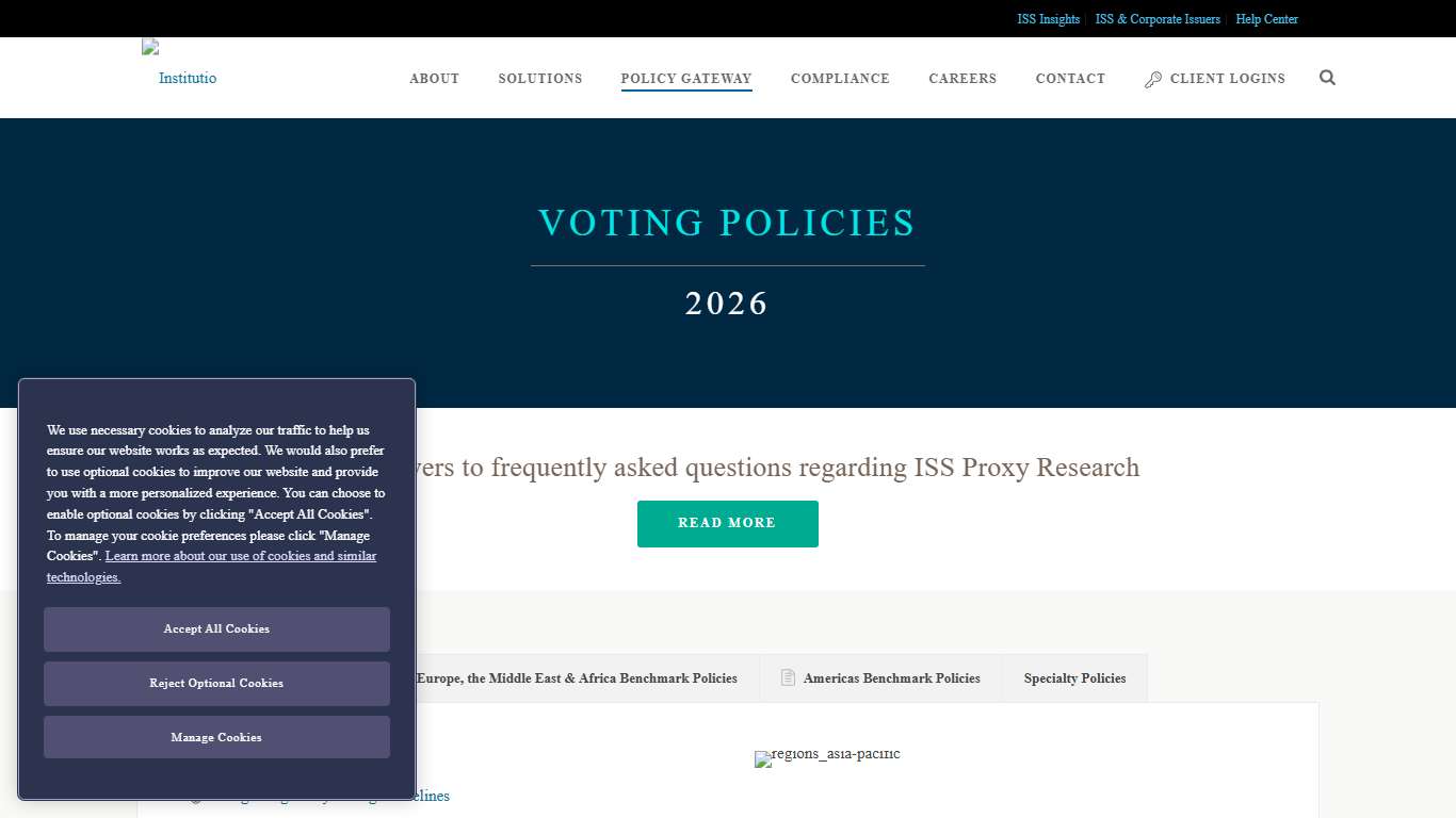 Current Voting Policies ISS